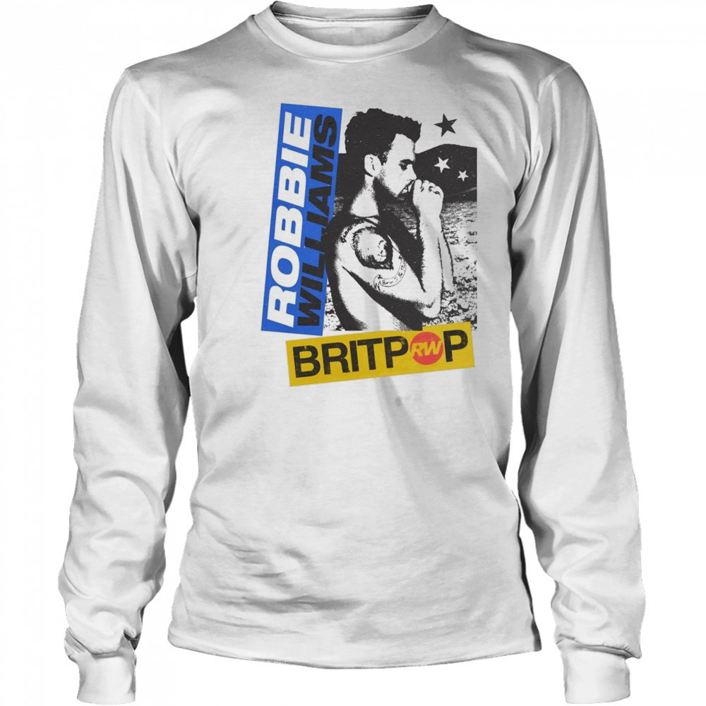 Robbie Williams Britpop Tour 2025 Shirt Long Sleeved