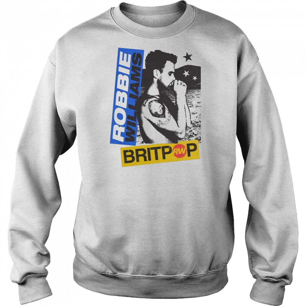 Robbie Williams Britpop Tour 2025 Shirt Hoodie