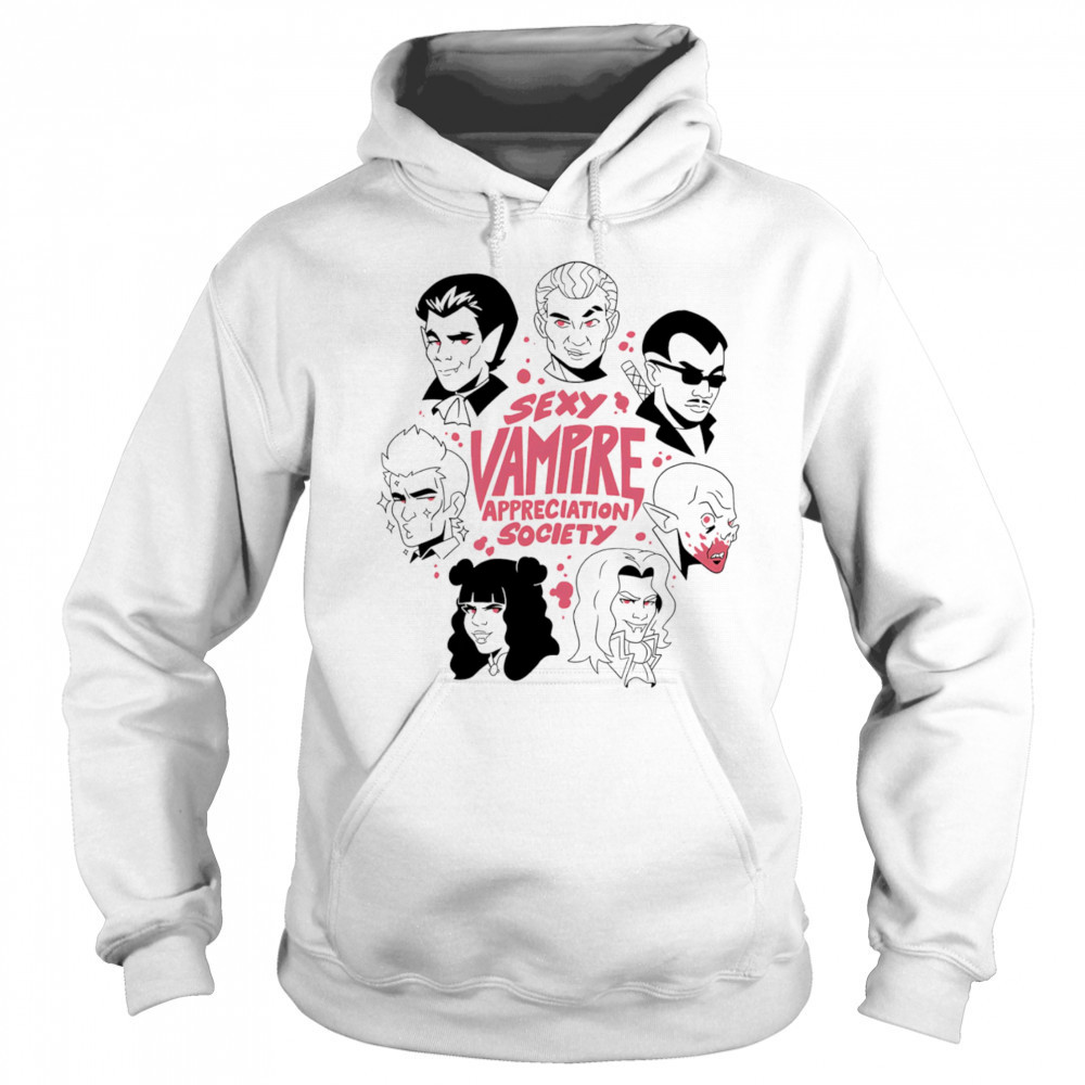 Sexy vampire appreciation society shirt Sweatshirt