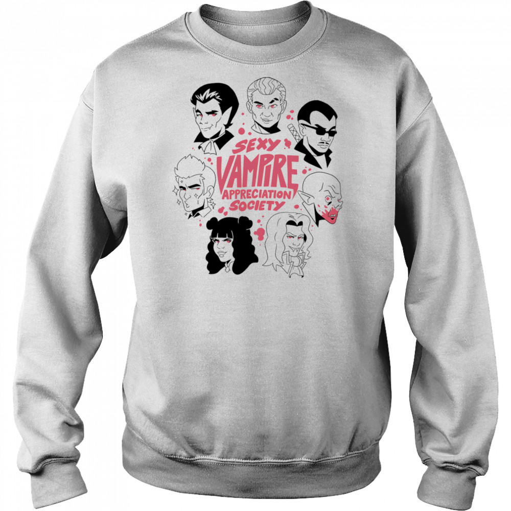 Sexy vampire appreciation society shirt Hoodie