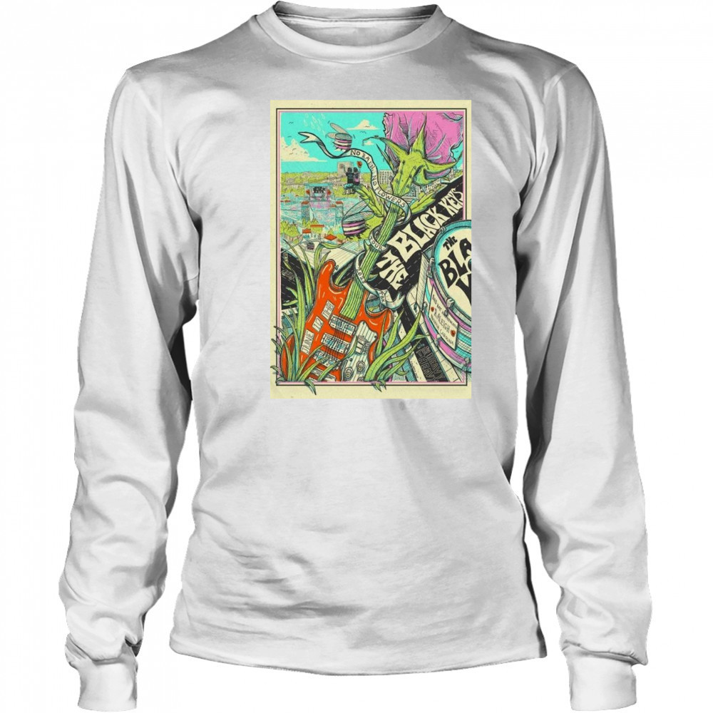 The Black Keys June 12 2025 Red Hat Amphitheater In Raleigh NC Shirt Long Sleeved