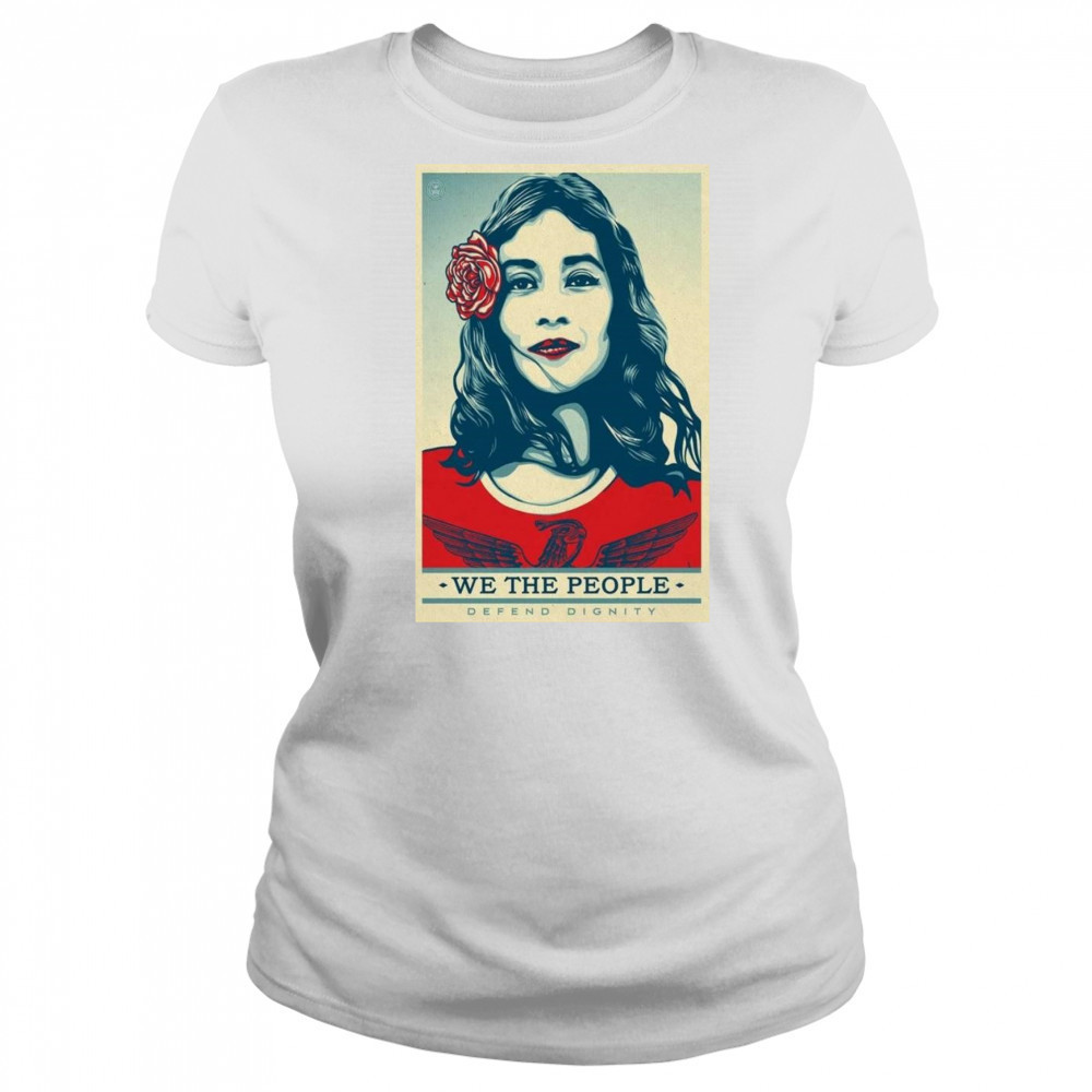 We The People Poster 2025 Defend Dignity Shirt Women's T-shirt