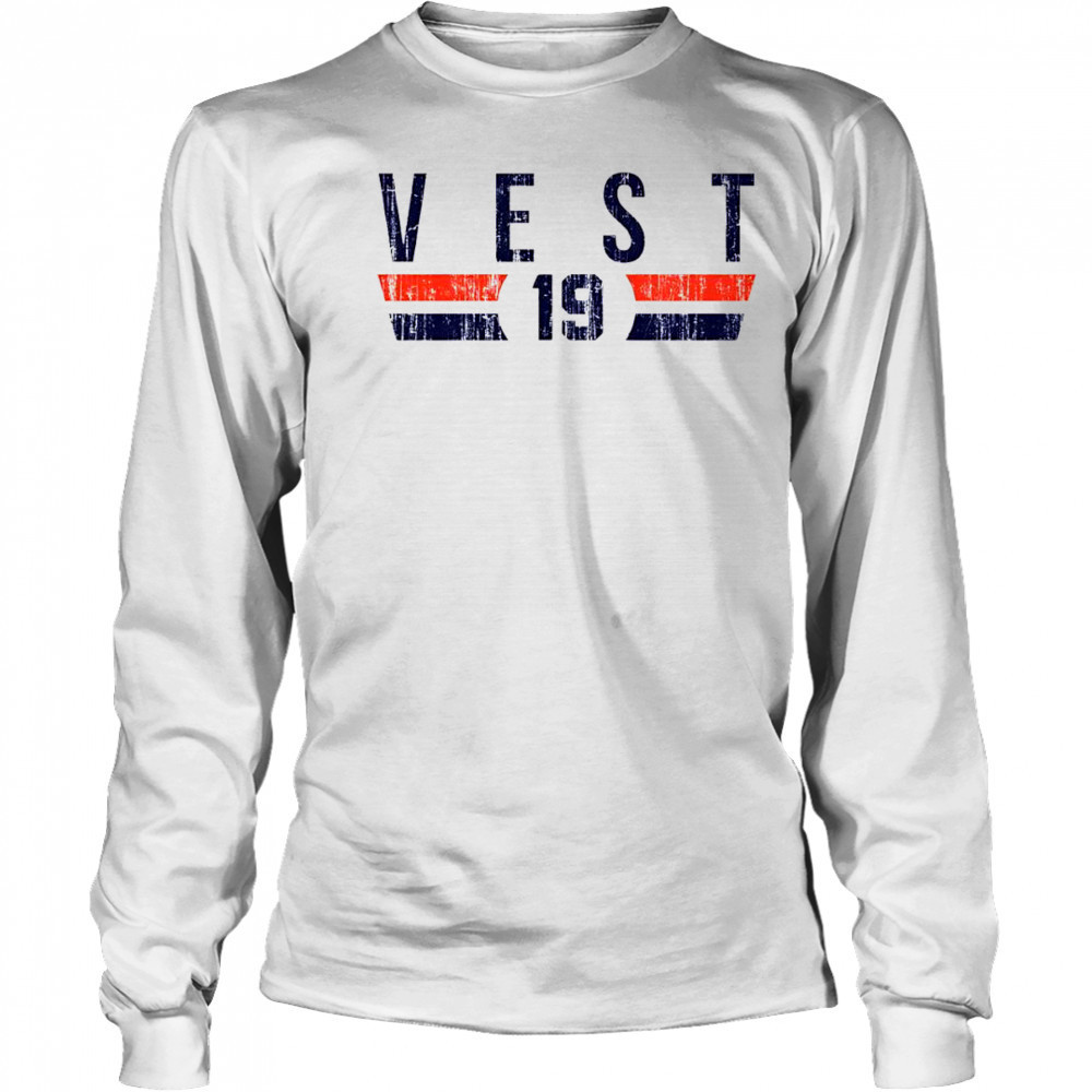 Will Vest 19 Detroit Font vintage shirt Long Sleeved