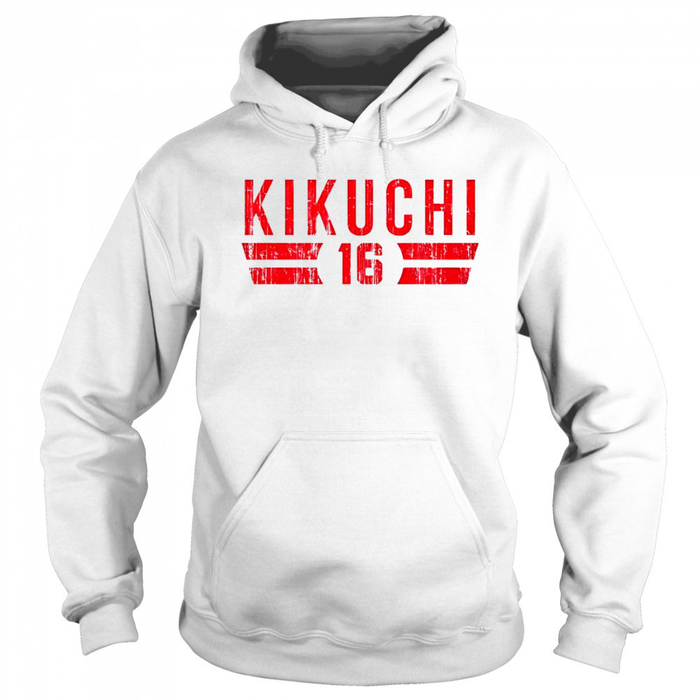 Yusei Kikuchi 16 Los Angeles A Font vintage shirt Sweatshirt