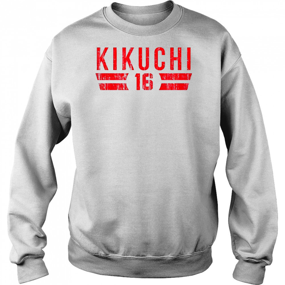 Yusei Kikuchi 16 Los Angeles A Font vintage shirt Hoodie