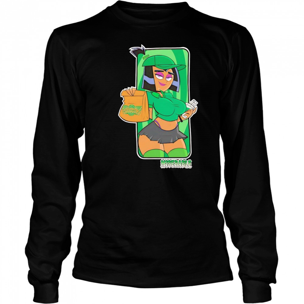 Sam Miserable chicken fried shirt Long Sleeved