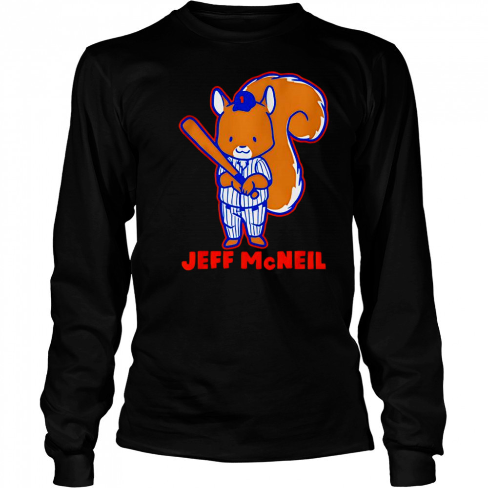 Squirrel Jeff McNeil shirt Long Sleeved