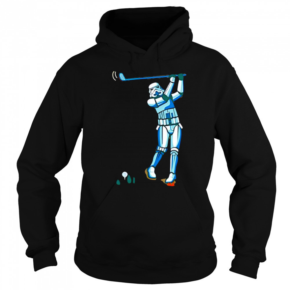Stormtrooper playing golf shirt Sweatshirt