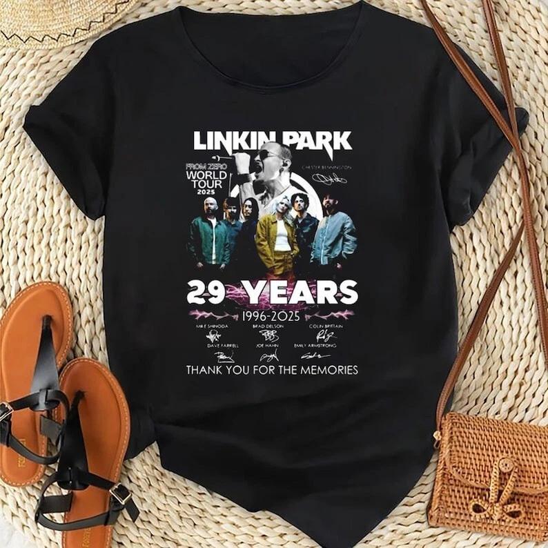 29 Years Linkin Park Rock Band Tour 2025 Shirt Women's T-shirt