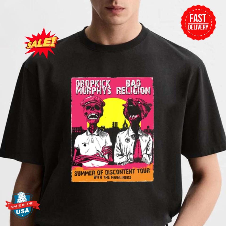 Bad Religion And Dropkick Murphys Summer Of Discontent Tour 2025 T-Shirt Women's T-shirt