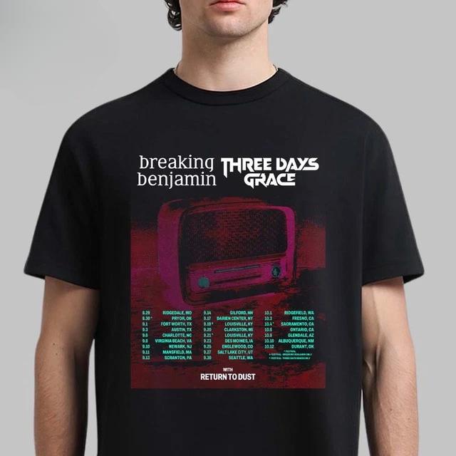 Breaking Benjamin & Three Days Grace USA Tour 2025 Poster T-Shirt Women's T-shirt