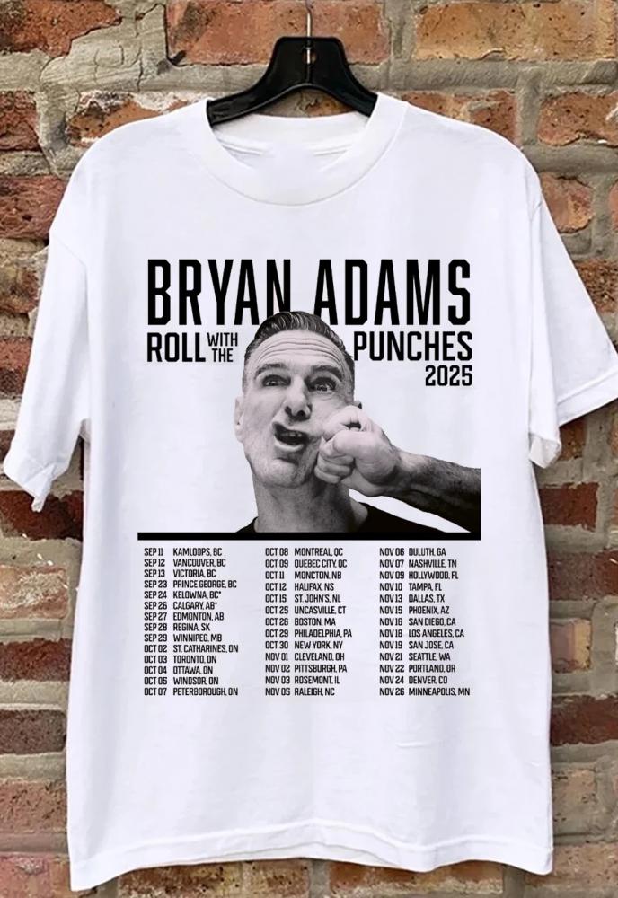 Bryan Adams on 2025 Canadian Tour Shirt Women's T-shirt