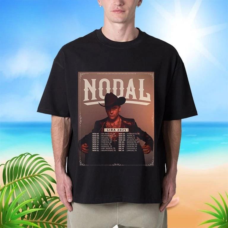 Christian Nodal Gira 2025 Tour Cities Dates Poster Music T-Shirt Women's T-shirt