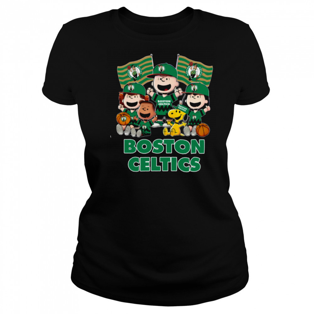 Boston Celtics Snoopy And Friends T Shirt Women's T-shirt