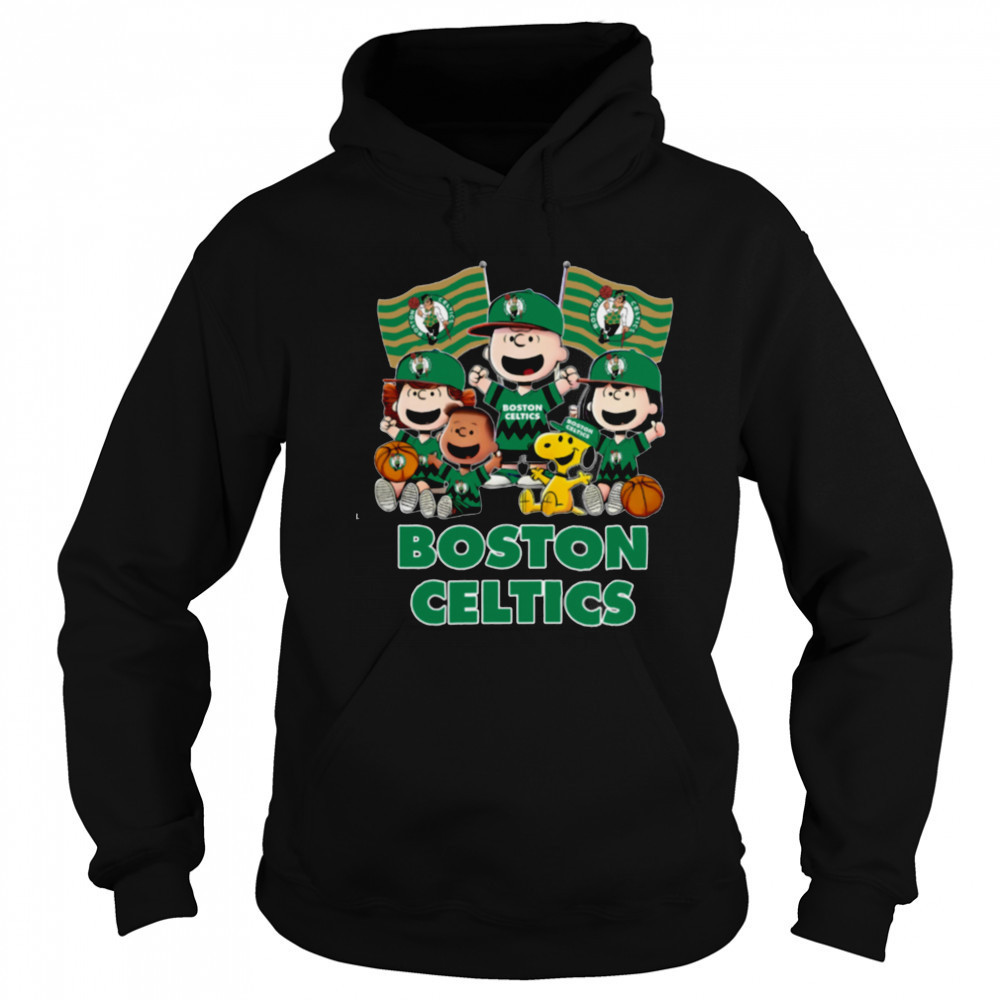 Boston Celtics Snoopy And Friends T Shirt Sweatshirt