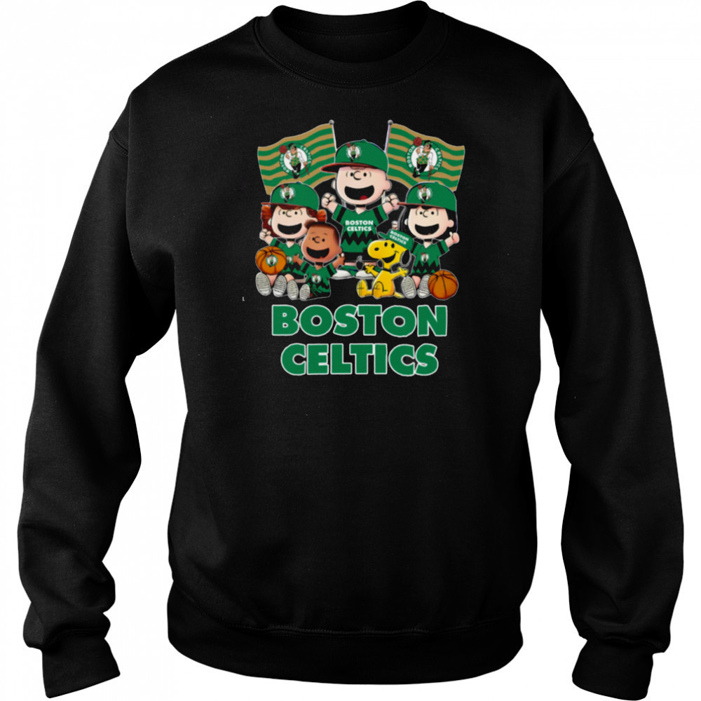 Boston Celtics Snoopy And Friends T Shirt Hoodie
