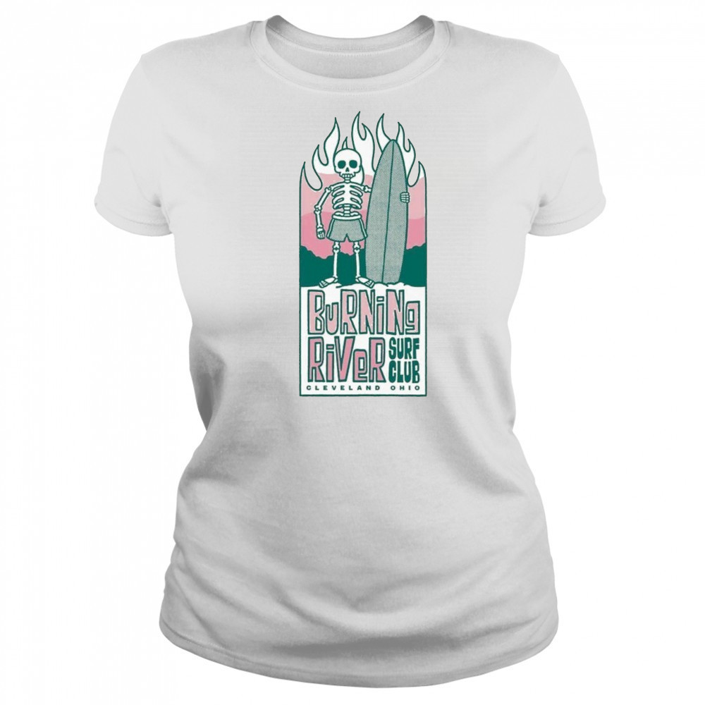 Burning River Surf Club Skeleton T-shirt Women's T-shirt