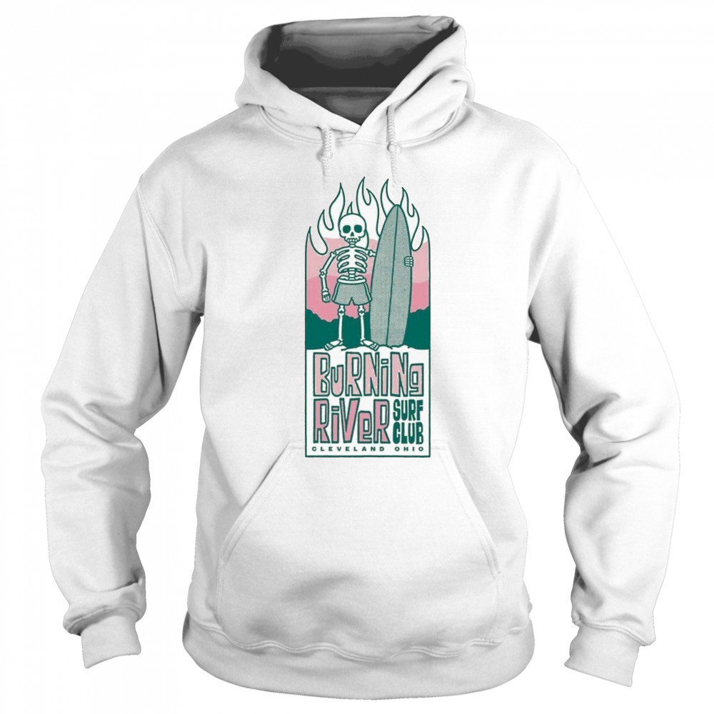 Burning River Surf Club Skeleton T-shirt Sweatshirt
