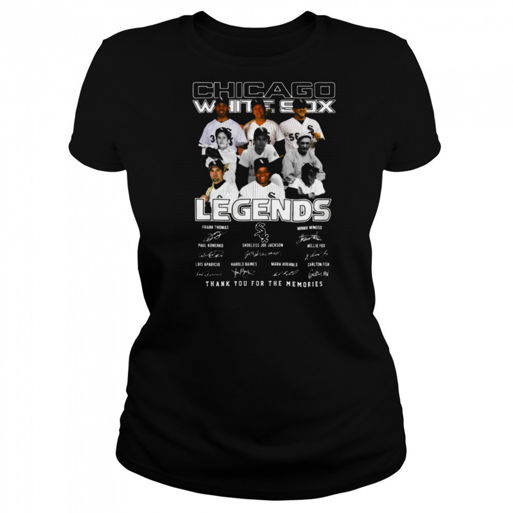 Chicago White Sox Legends Thank you For The Memories T Shirt Women's T-shirt