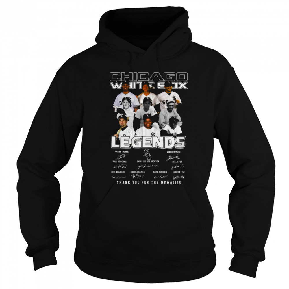 Chicago White Sox Legends Thank you For The Memories T Shirt Sweatshirt