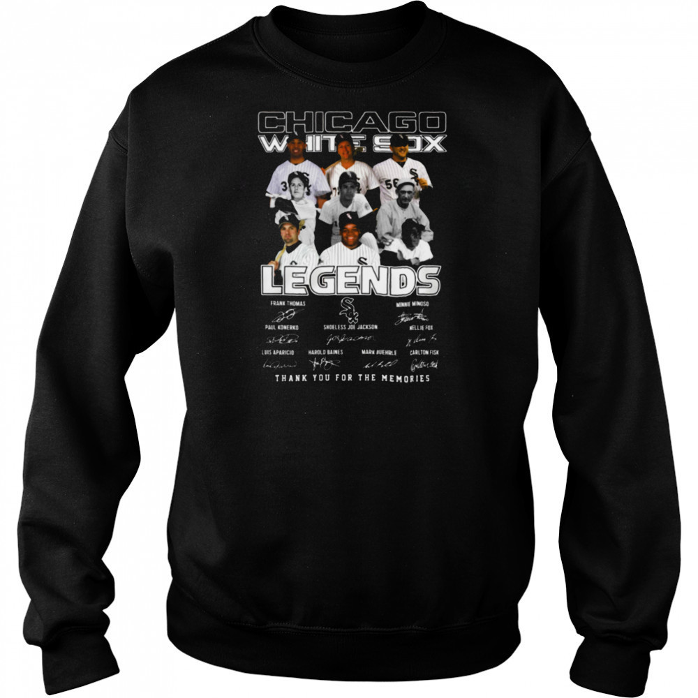 Chicago White Sox Legends Thank you For The Memories T Shirt Hoodie