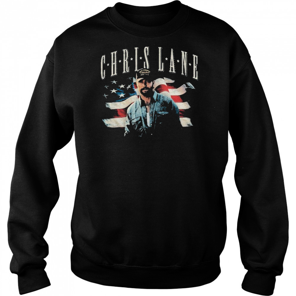 Chris Lane American Flag T-shirt Hoodie