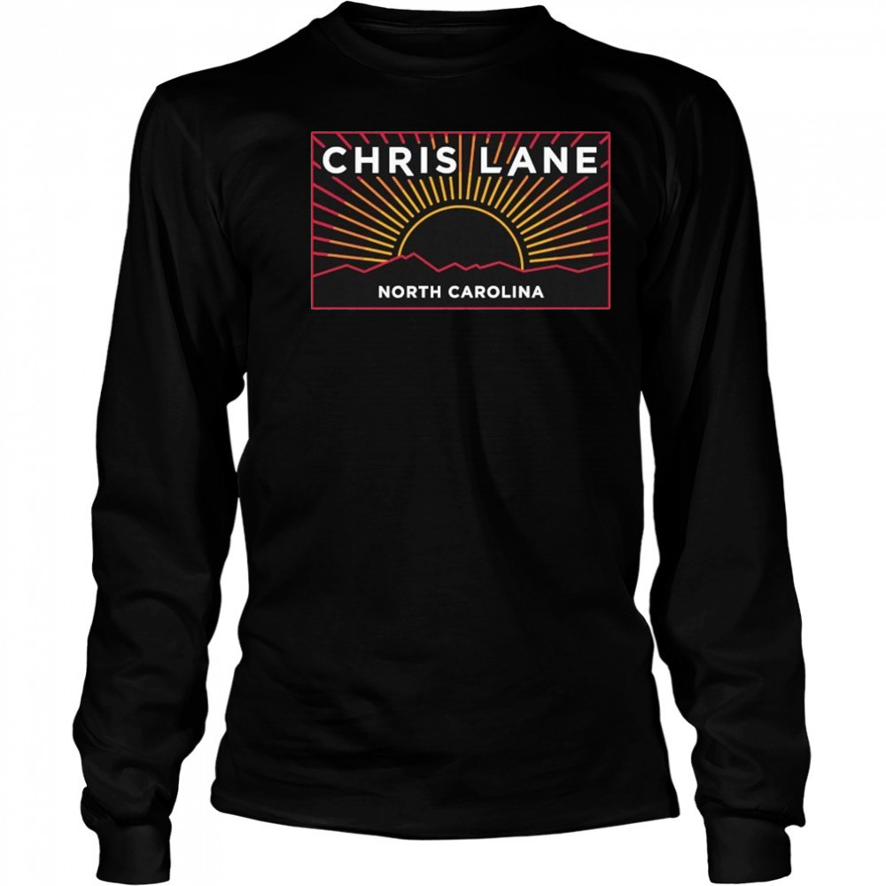 Chris Lane North Carolina Sunset T-shirt Long Sleeved