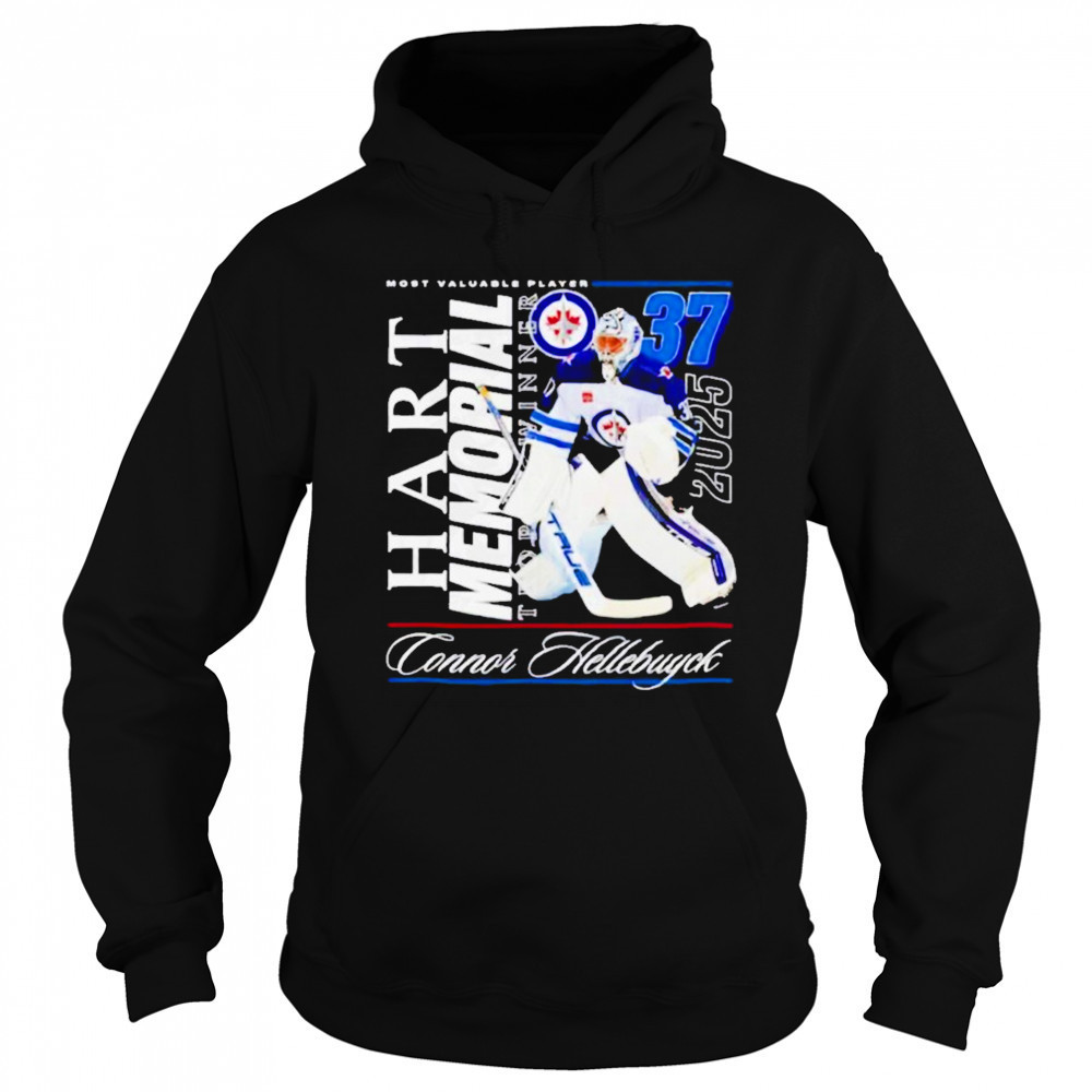 Connor Hellebuyck Winnipeg Jets NHL 2025 Hart Trophy Winner graphic shirt Sweatshirt