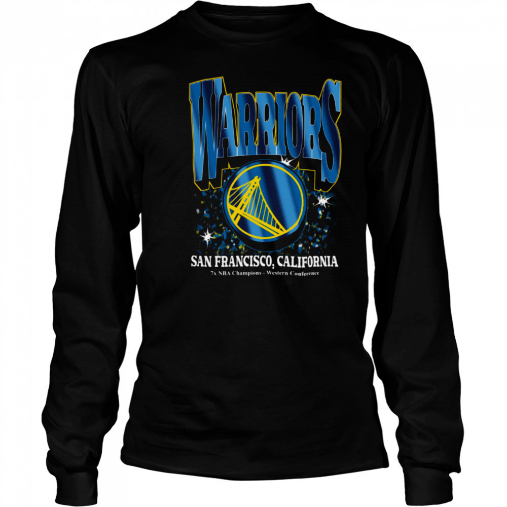 Golden State Warriors Champion Flashbulb ’47 Foundation T Shirt Long Sleeved