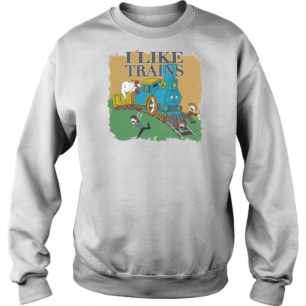I Like Trains T-Shirt Hoodie