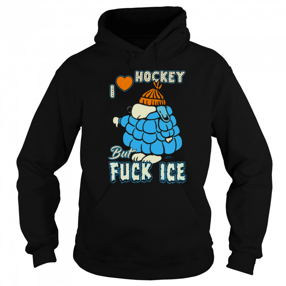 I Love Hockey Snoopy Shirt Sweatshirt