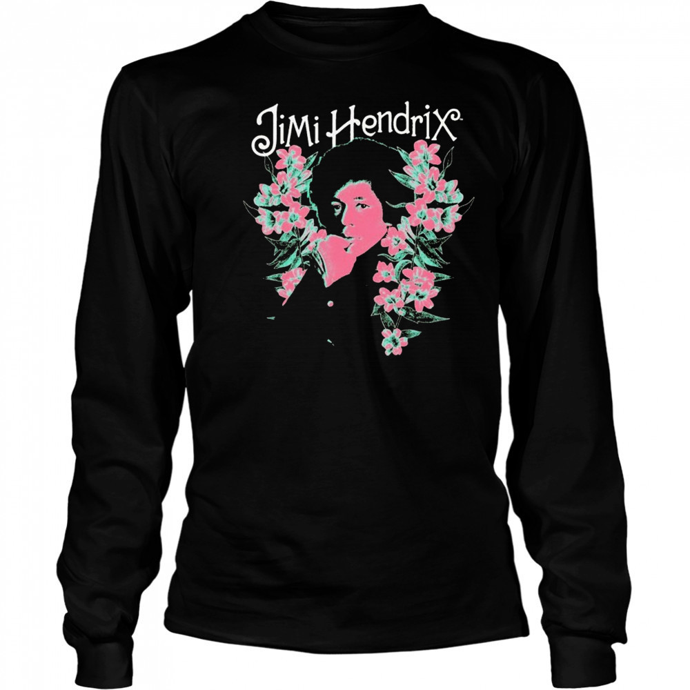 Jimi Hendrix Flora T-shirt Long Sleeved