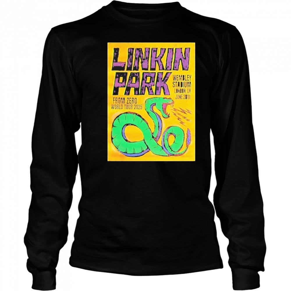 Linkin Park From Zero World Tour At Wembley Stadium London Uk On June 28 2025 shirt Long Sleeved