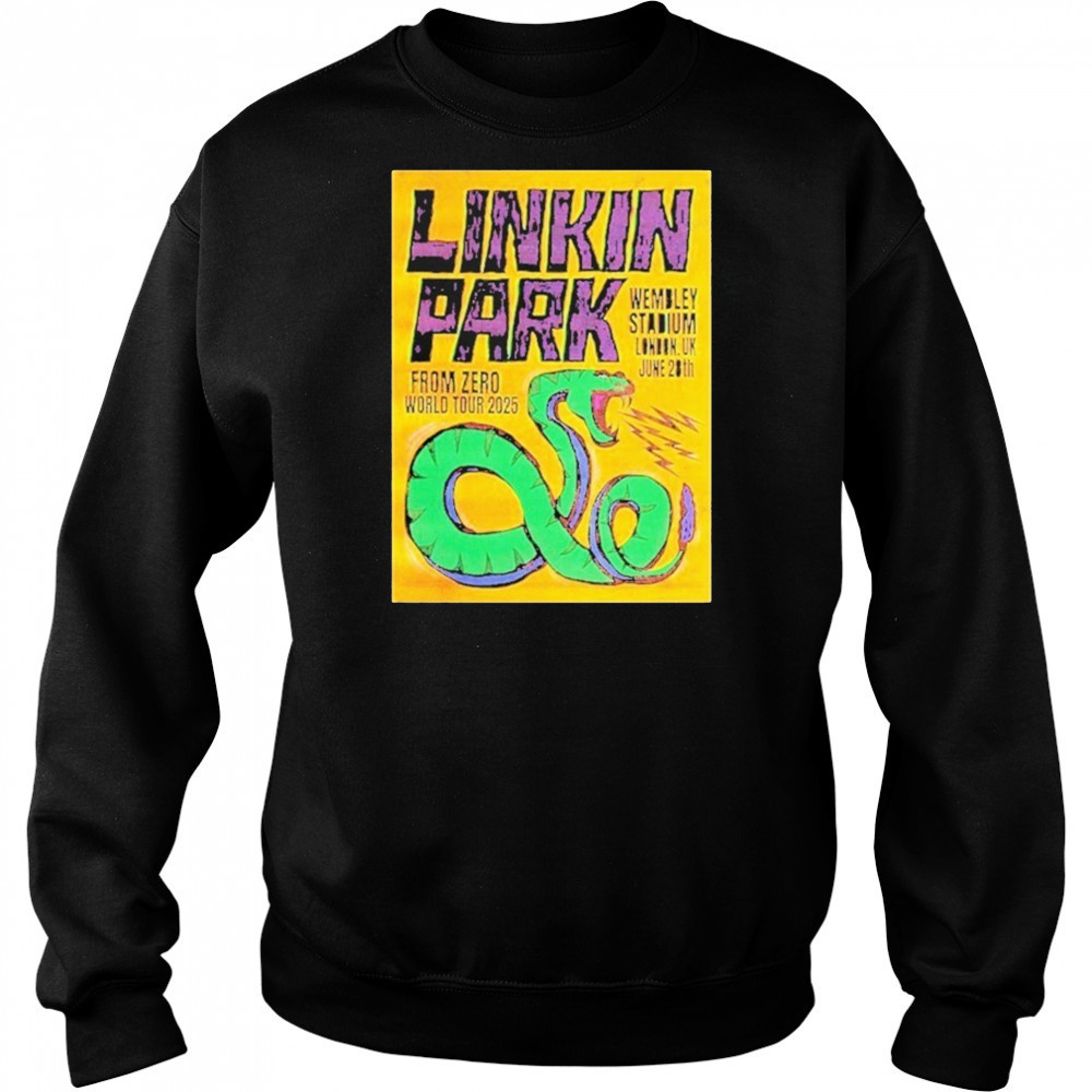 Linkin Park From Zero World Tour At Wembley Stadium London Uk On June 28 2025 shirt Hoodie