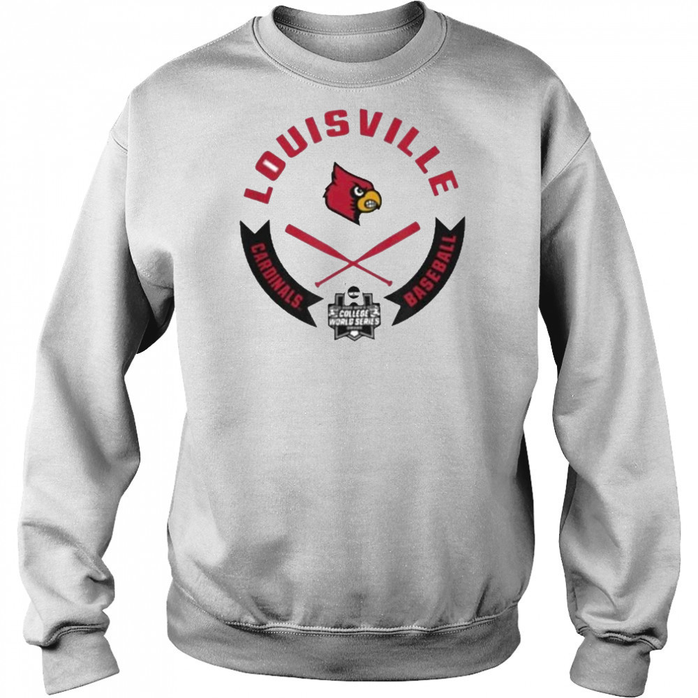 Louisville Cardinals College World Series 2025 Baseball Icon Shirt Hoodie