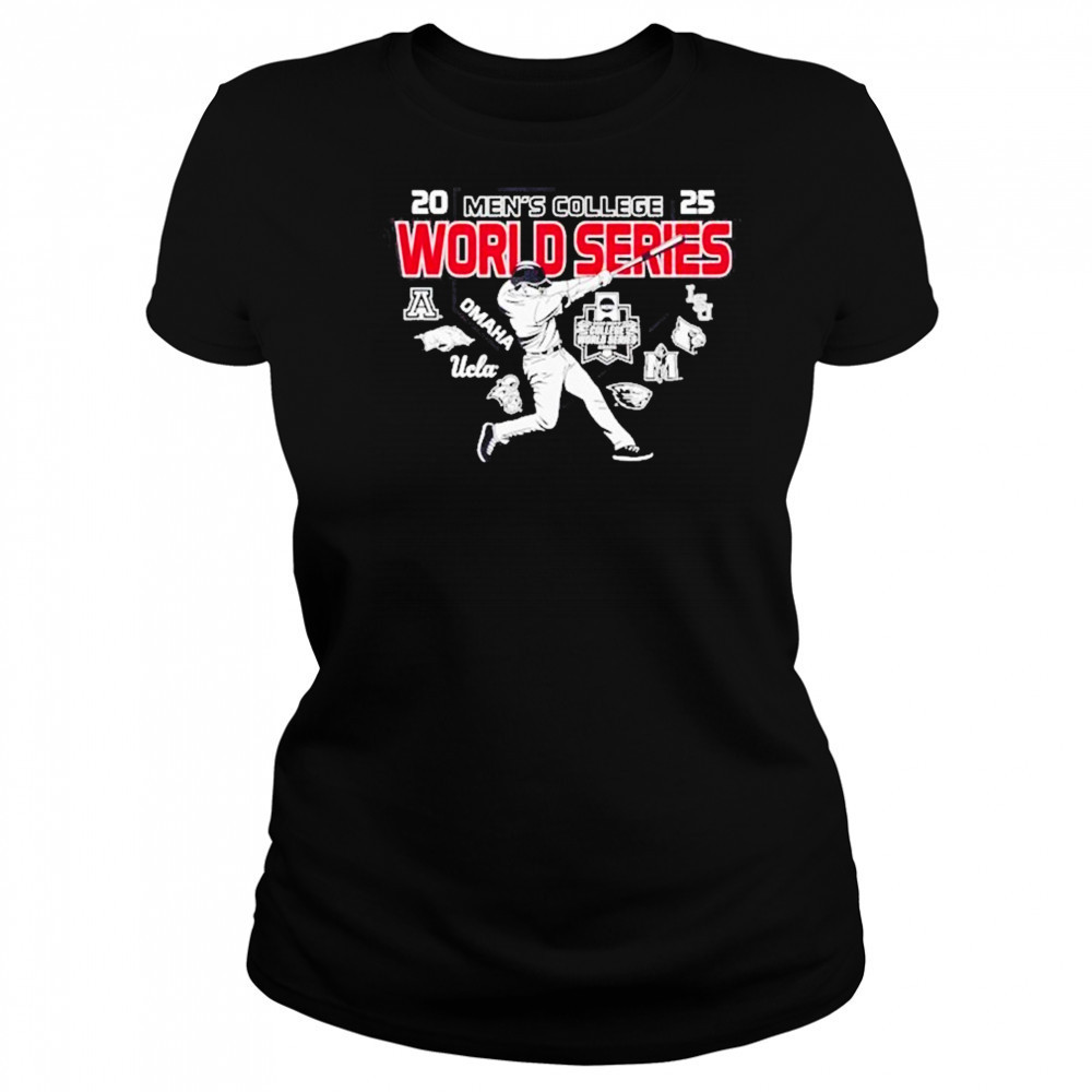 Men’s College World Series 2025 NCAA Baseball 8 Team Hitter Shirt Women's T-shirt