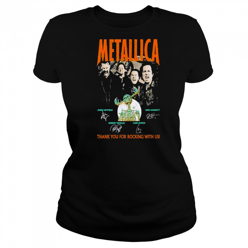 Metallica Concert Tour M72 World Tour 2025 thank you for rocking with US shirt Women's T-shirt