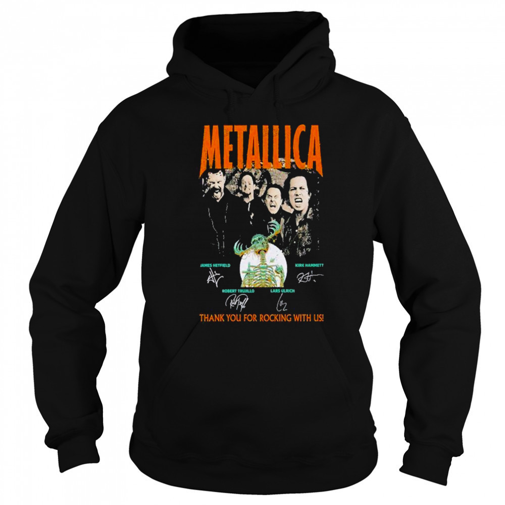 Metallica Concert Tour M72 World Tour 2025 thank you for rocking with US shirt Sweatshirt
