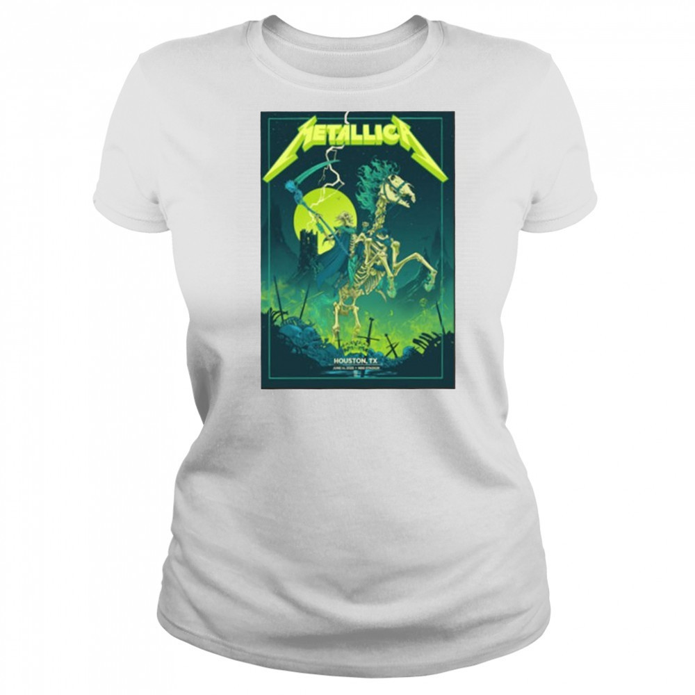 Metallica M72 Houston Poster Tonight At NRG Stadium On June 14 2025 In Houston Texas Poster shirt Women's T-shirt