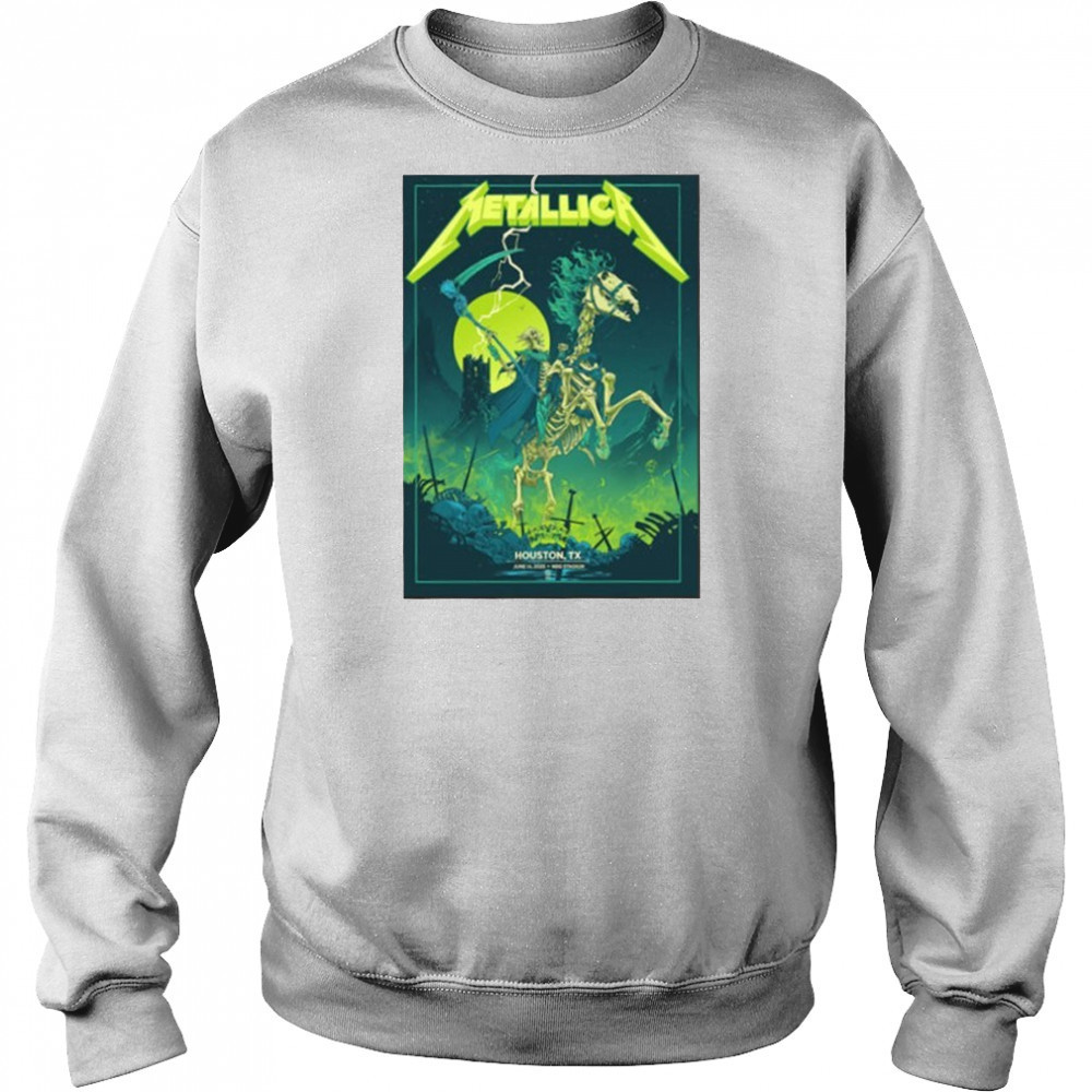 Metallica M72 Houston Poster Tonight At NRG Stadium On June 14 2025 In Houston Texas Poster shirt Hoodie