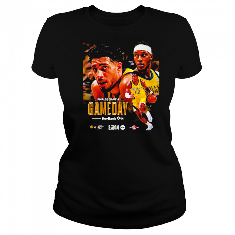 NBA Finals 2025 Playoff Indiana Pacers Vs OKC Thunder Poster Game 4 shirt Women's T-shirt