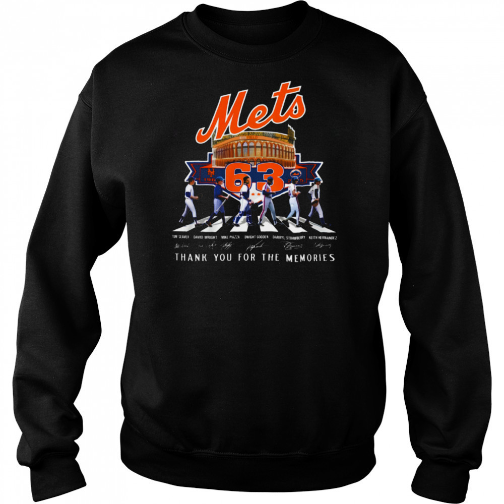 New York Mets 63rd Anniversary 1962 2025 Thank You For The Memories T Shirt Hoodie