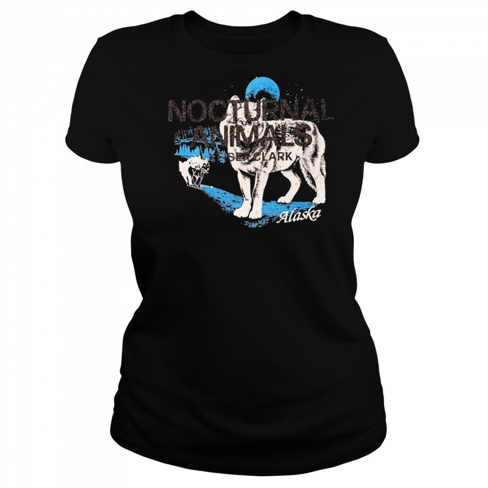 Nocturnal Animals Alaska Wolves T-shirt Women's T-shirt