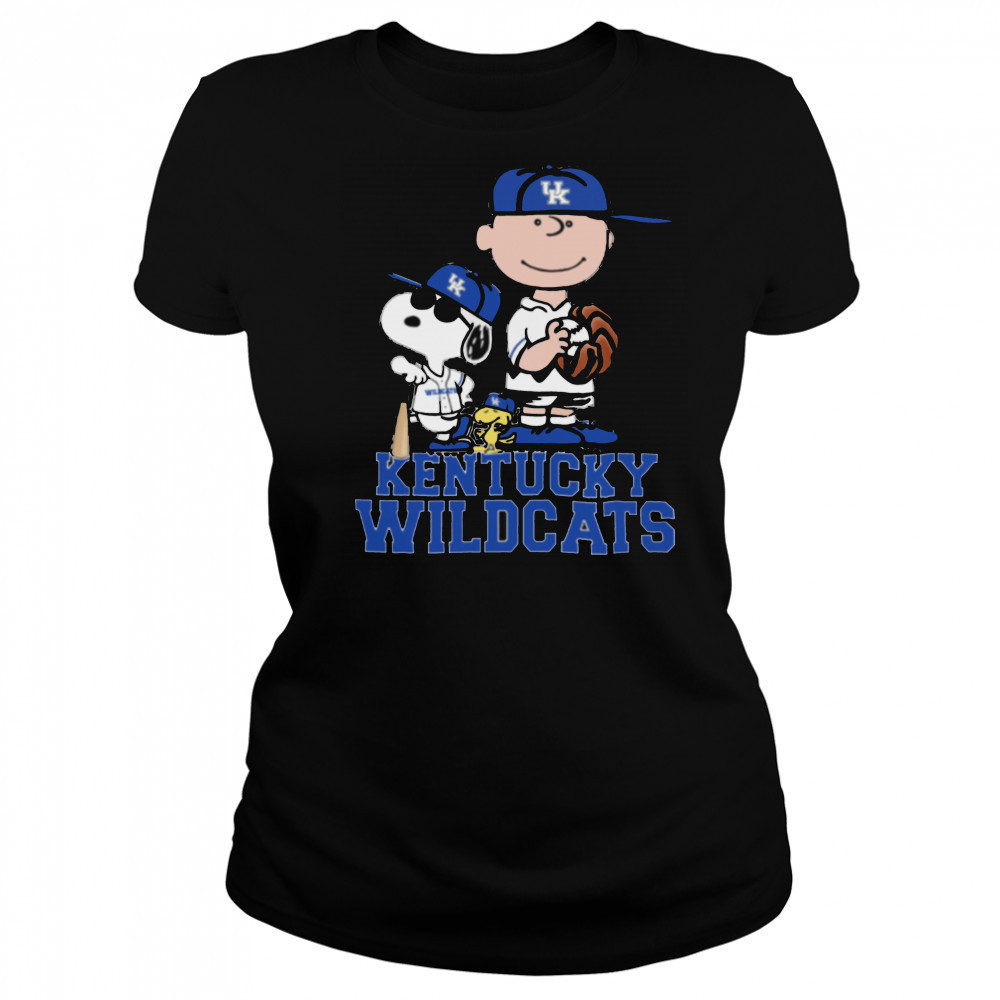 Official Kentucky Wildcats x Peanuts Snoopy T Shirt Women's T-shirt