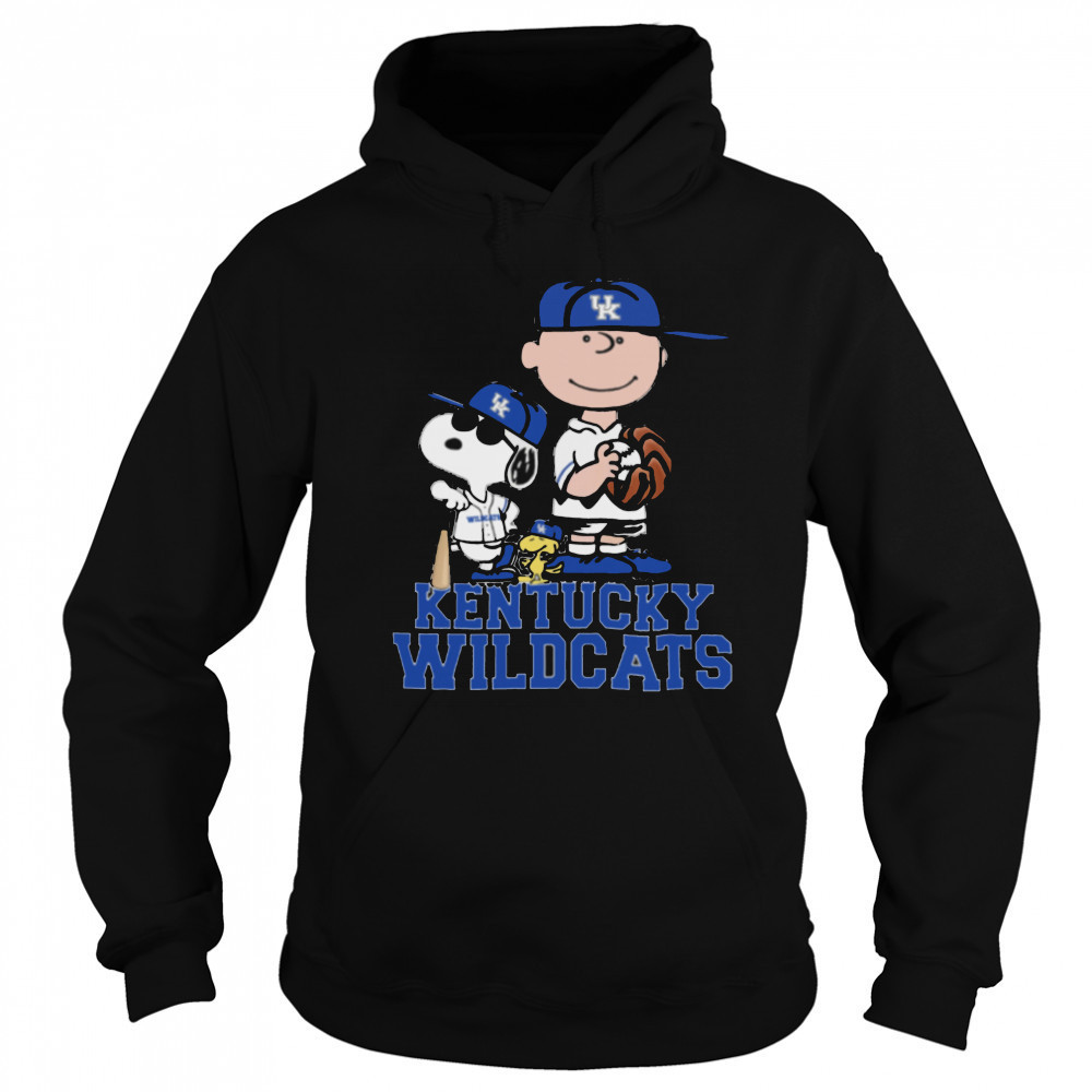Official Kentucky Wildcats x Peanuts Snoopy T Shirt Sweatshirt