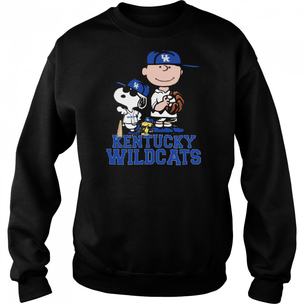 Official Kentucky Wildcats x Peanuts Snoopy T Shirt Hoodie