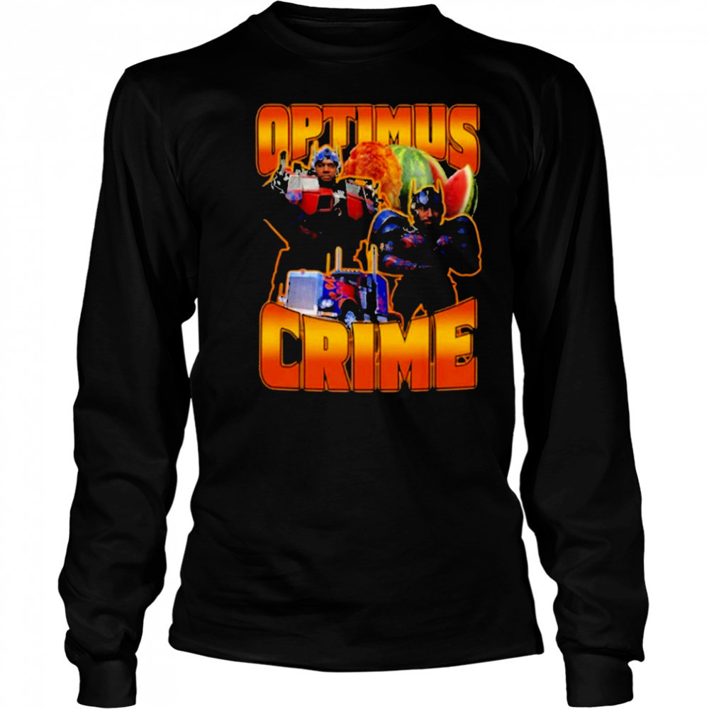 Optimus Prime Transformer Optimus Crime Melonwater T-shirt Long Sleeved