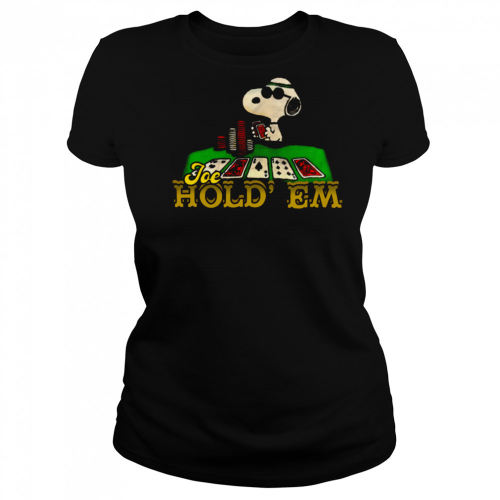 Peanuts Snoopy Poker Texas Hold Em T-shirt Women's T-shirt