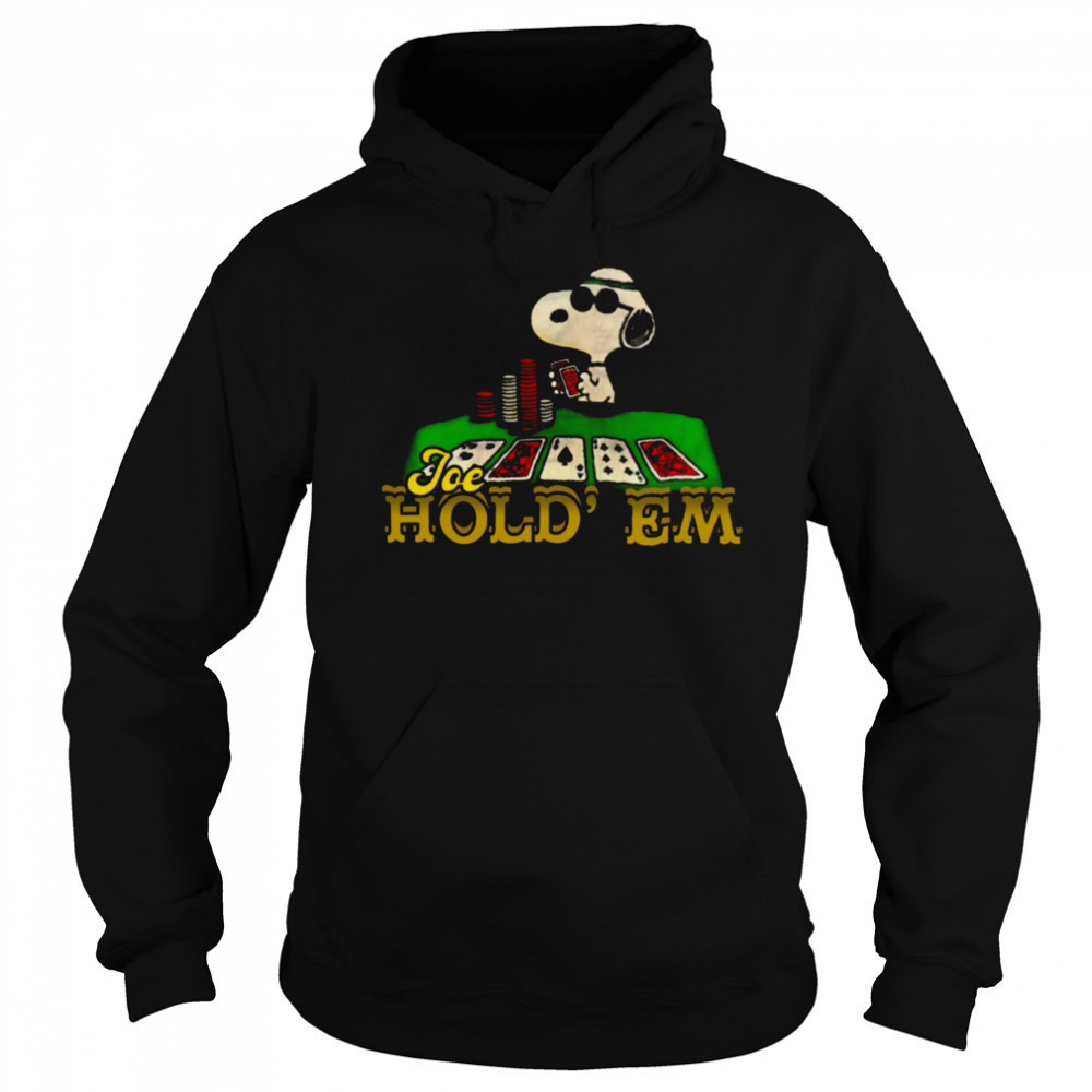 Peanuts Snoopy Poker Texas Hold Em T-shirt Sweatshirt