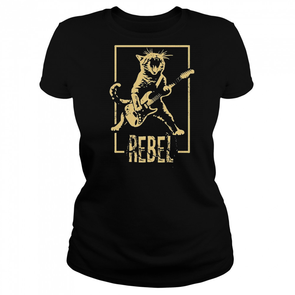 Rebel Kitty Cat T-shirt Women's T-shirt